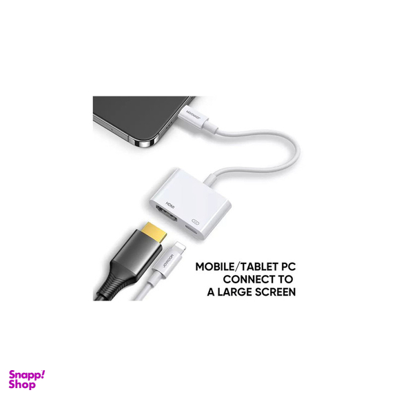 مبدل لایتنینگ به لایتنینگ / HDMI جوی روم مدل S-H141