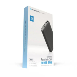 پاوربانک پاورولوژی مدل Retractable Cable PPBCHA71 ظرفیت 10000 میلی آمپر ساعت