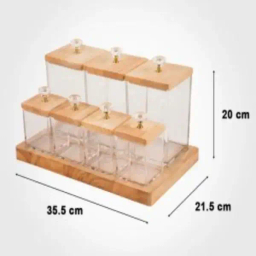 ست بانکه 7 پارچه لیمون کد 7808 به همراه استند