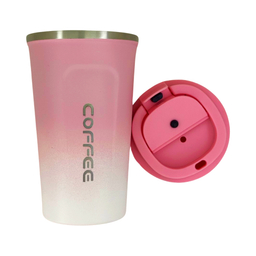 ماگ سفری طرح coffee مدل پاستیلی حجم 500 میلی لیتر