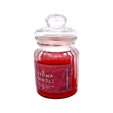 شمع معطر آروما کندل رایحه توت فرنگی