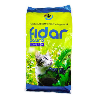 غذای خشک گربه فیدار پاتیرا مدل بالغ adult وزن 10 کیلوگرم