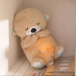 عروسک طرح خرس نفس کش مدل خوابالو کد 110 ارتفاع 30 سانتی‌ متر