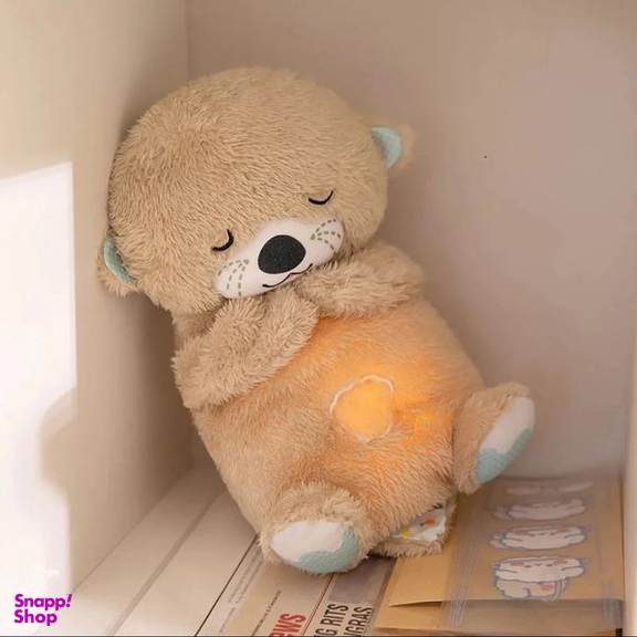عروسک طرح خرس نفس کش مدل خوابالو کد 110 ارتفاع 30 سانتی متر