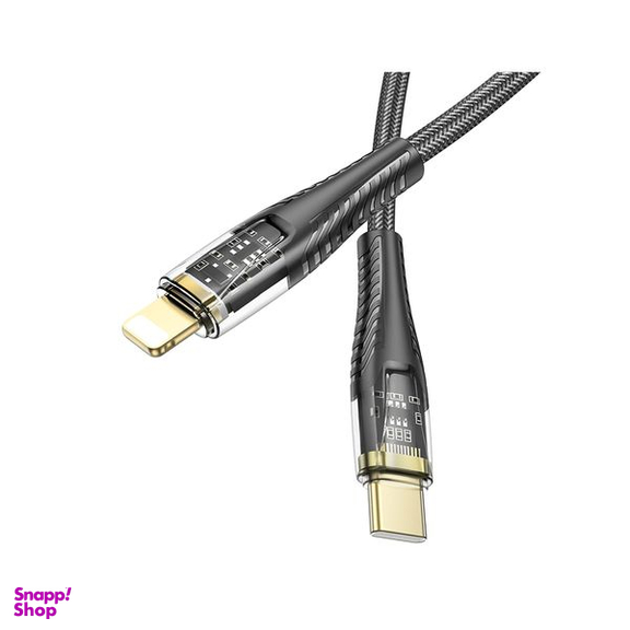 کابل تبدیل USB-C به لایتنینگ هوکو مدل U121 27W طول 1.2 متر