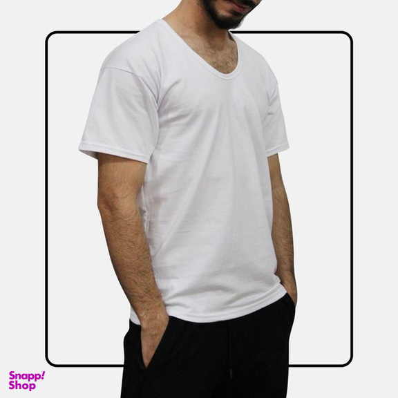 زیرپوش آستین دار مردانه ماییلدا مدل پنبه ای کد 4710-2 رنگ سفید بسته 2 عددی