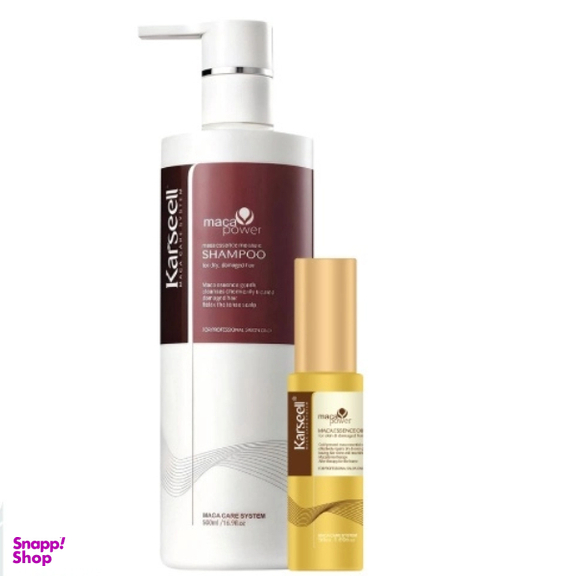 روغن و ماسک مو کارسل کد 01 مناسب انواع مو مجموعه 2 عددی