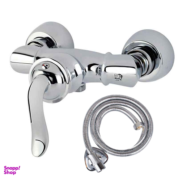 شیر توالت اهرمی اندیکا مدل A33 به همراه شلنگ