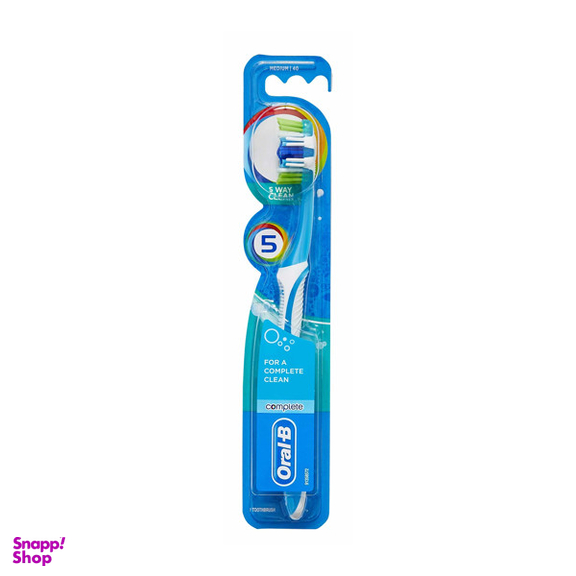 مسواک اورال بی سری Complete Clean مدل 5Way برس متوسط