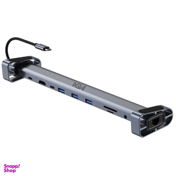 USB هاب 10 پورت Type-C ای جی دبلیو مدل BYL-2212