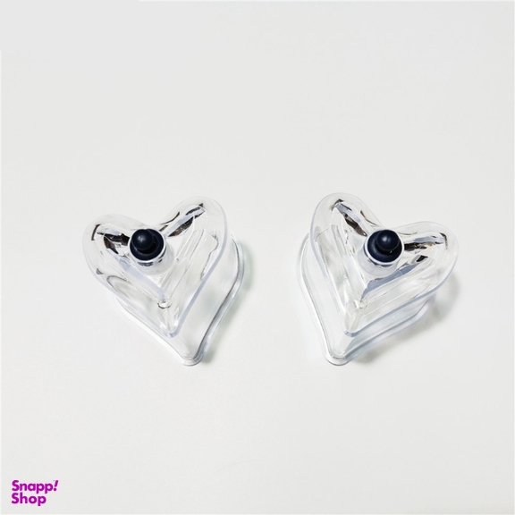 لیوان بادکش مدل قلبی کریستالی