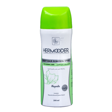 اسپری موبر هرمودر مدل MAGNOLIA مناسب پوست های معمولی حجم 200 میلی لیتر