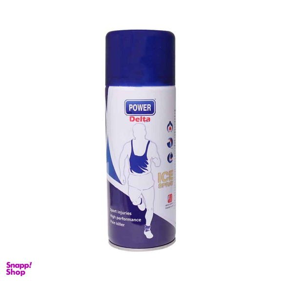 اسپری ضد درد خنک کننده بدن پاور Power Body Ice دلتا زکس حجم 400 میلی لیتر