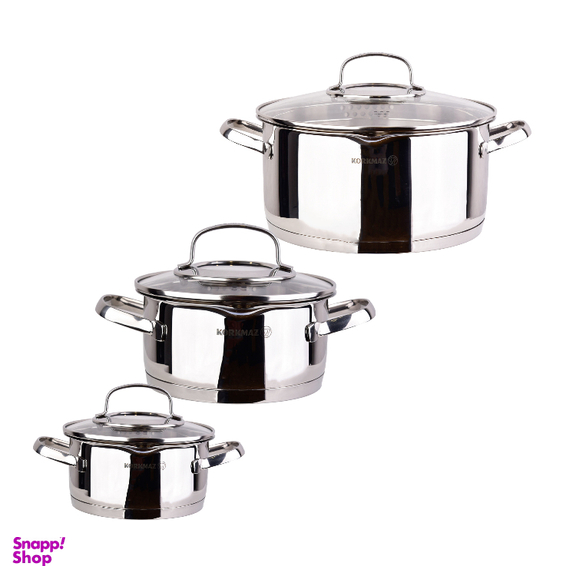 سرویس پخت و پز 8 پارچه کرکماز مدل Steama کد 1999