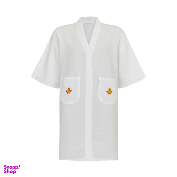 مانتو زنانه مدل نگین کد 802 رنگ سفید