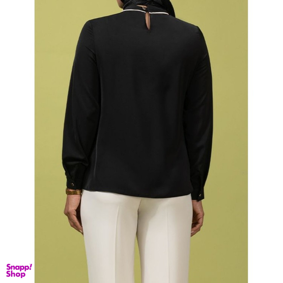 بلوز زنانه برنس مدل سوده رنگ مشکی