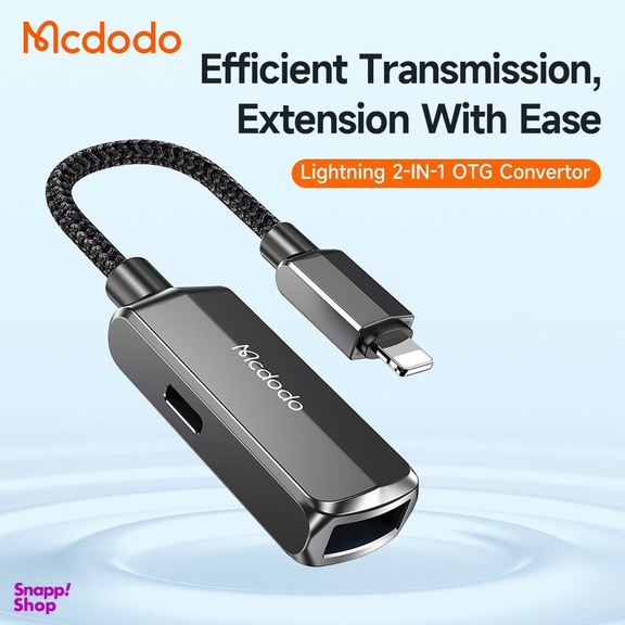 مبدل لایتنینگ به USB OTG/لایتنینگ مک دودو مدل CA-2690