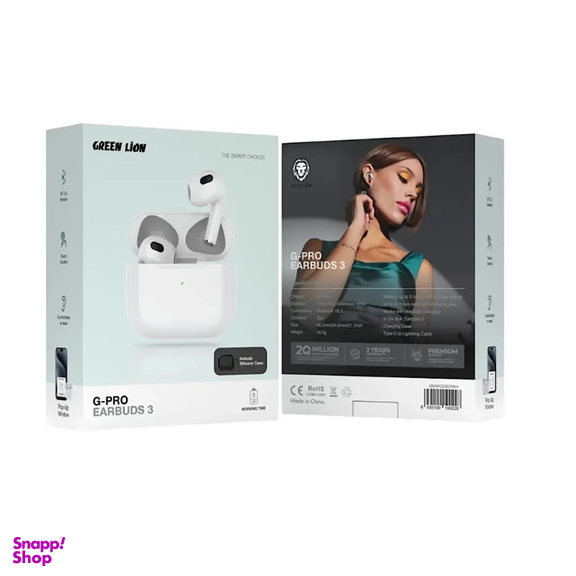 ایرفون بلوتوثی گرین لاین مدل G-Pro Earbuds 3