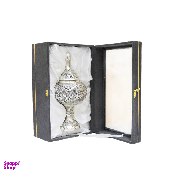 شکلات خوری مسی مدل سیاه قلم کد 8221 همراه باکس جیر