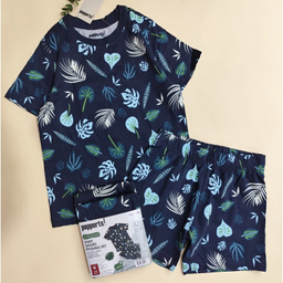 ست تیشرت و شلوارک پسرانه پیپرتس کد 344