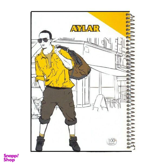 دفتر 100 برگ آیلار کد E-10