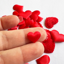 قلب تزئینی طرح میکس مجموعه 50 عددی