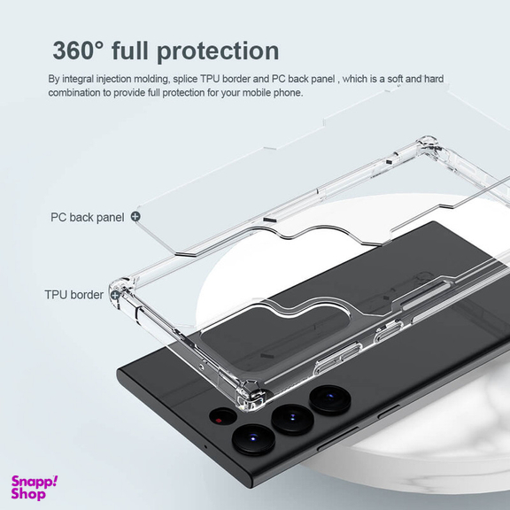 کاور نیلکین مدل Nature TPU Pro مناسب برای گوشی موبایل سامسونگ Galaxy S23 Ultra