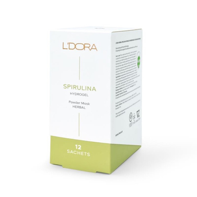 ماسک ورقه ای لدورا مدل Spirulina کد 06 حاوی مورینگا بسته 12 عددی