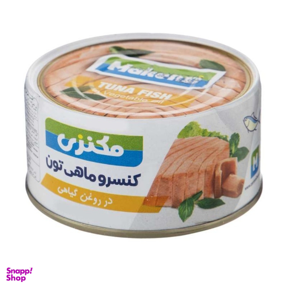 کنسرو ماهی تون در روغن گیاهی مکنزی وزن 180 گرم