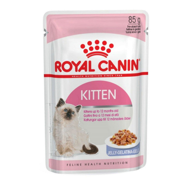 غذای گربه رویال کنین مدل Kitten In Jelly وزن 85 گرم