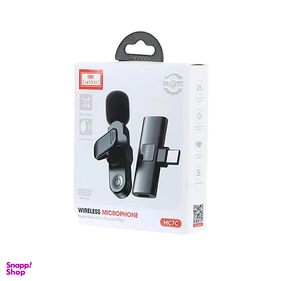 میکروفون بی سیم ارلدام Type-C مدل MC7C