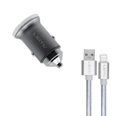 شارژر فندکی لیتو مدل LC-C17 به همراه Lightning