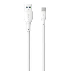 کابل شارژ Type-C پاوا مدل PW-12PVCATOC 3A طول ۱ متر