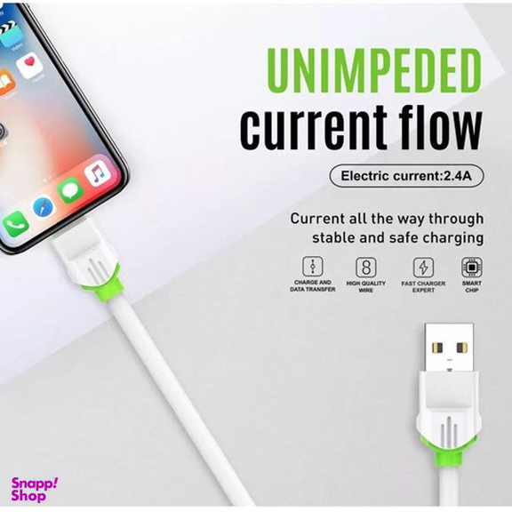 کابل تبدیل USB به microUSB الدینیو مدل LS34  طول 1 متر