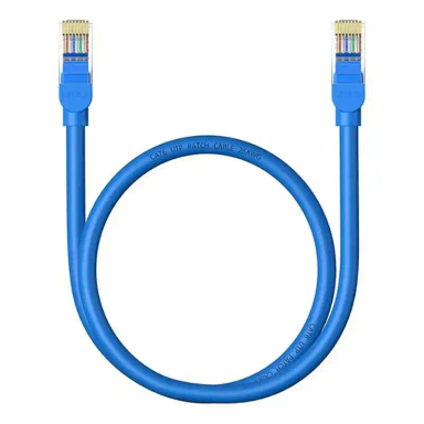 کابل شبکه باسئوس مدل Round RJ45 Cat6 طول 50 سانتی‌ متر