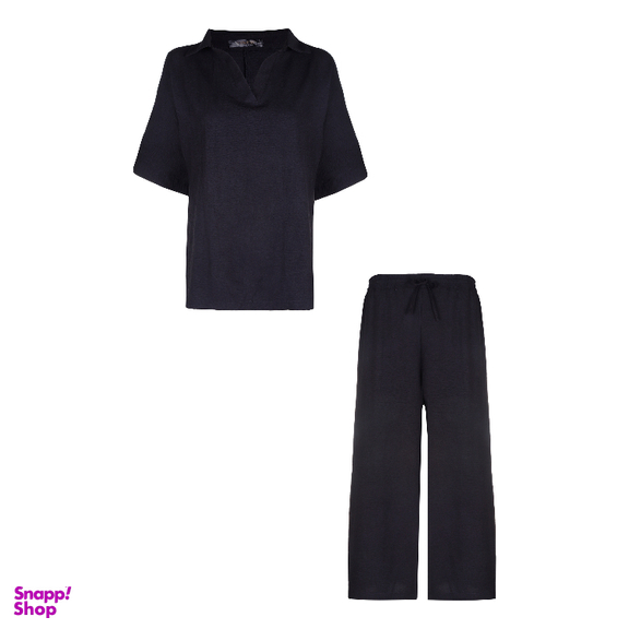 ست بلوز و شلوار زنانه لوینت مدل Nika کد 0056 رنگ مشکی