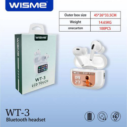 ایرفون بی سیم بلوتوثی ویزمی مدل WT-3