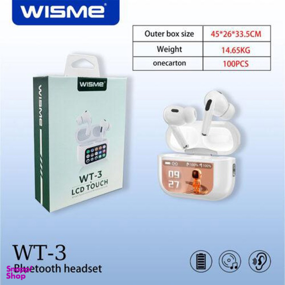 ایرفون بی سیم بلوتوثی ویزمی مدل WT-3