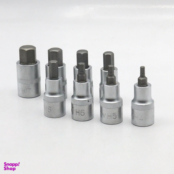 آچار بکس اپکس مدل AJ-APX-6018-1\2 INCH مجموعه 8 عددی