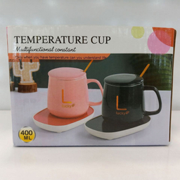 ماگ حرارتی لاکی مدل Temperature Cup به همراه صفحه گرم کن برقی