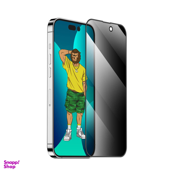 محافظ صفحه نمایش حریم شخصی گرین مدل Silicone Privacy-HD Plus مناسب برای گوشی موبایل اپل iPhone 14 Pro