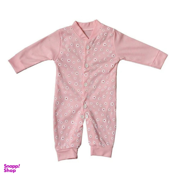 ست سرهمی و کلاه نوزادی مدل آرامیس رنگ صورتی