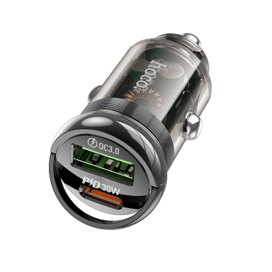 شارژر فندکی 30 وات هوکو مدل Z53A USB