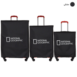 کاور چمدان نشنال جئوگرافیک مدل NG BRZ مجموعه 3 عددی