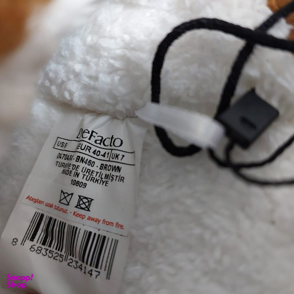دمپایی زنانه دفکتو مدل Teddy Bear