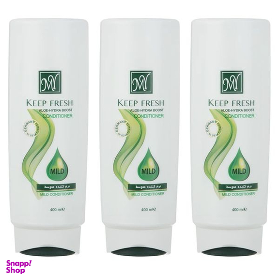 نرم کننده مو مای مدل Keep Fresh حجم 400 میلی لیتر مجموعه 3 عددی