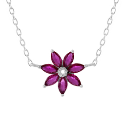 گردنبند نقره زنانه اقلیمه کد GN575