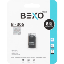 فلش مموری USB 2.0 بکسو مدل B-306 ظرفیت 8 گیگابایت