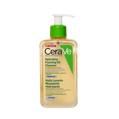 فوم آبرسان و شستشو روغنی پوست سراوی مدل Hydrating Foming oil حجم 473 میلی لیتر