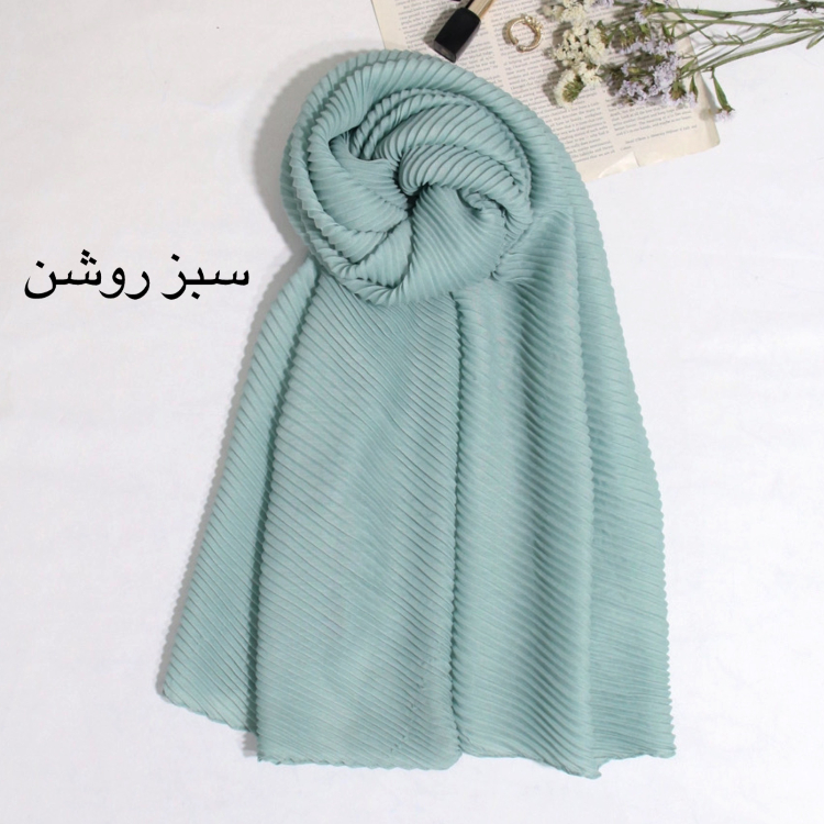 شال ساده پلیسه طرح آرمیتا کد ana9503